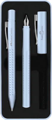Produktbild von Faber Castell Füller+ KS Grip 2010 sky blue Feder M