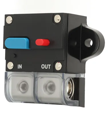 Image de Disjoncteur de protection 24V DC, 150A – disjoncteur réarmable avec fonction de réinitialisation manuelle, résistant à la chaleur, pour accessoires automobiles, bateaux et camping-cars