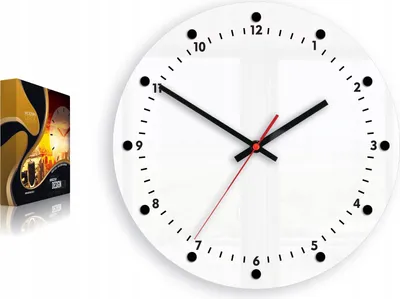 Image de ModernClock MOZES Horloge Murale Moderne Ultra Silencieuse 28cm