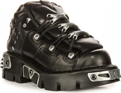 Produktbild von Newrock 106 Reactor In Black Boots – 5 UK - 38 EU - 6M/7.5F US / Black