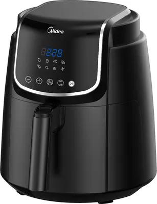 Zdjęcie produktu dla Midea MF-CN40C2 Frytkownica na gorące powietrze czarna - pojemność 4L
