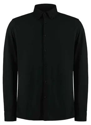 Produktbild von Kustom Kit - Hemd Superwäsche 60°C für Herren Langärmlig LT5691 (XL) (Schwarz)