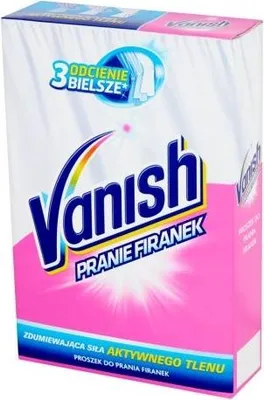 A product box for Vanish laundry detergent.