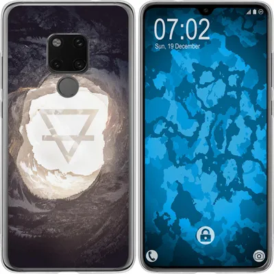 Produktbild von PhoneNatic Case kompatibel mit Huawei Mate 20 Silikon-Hülle Element Erde M2