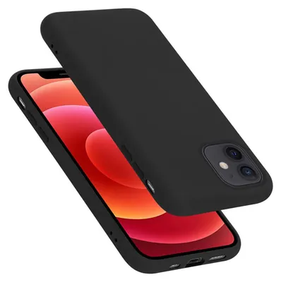 Produktbild von Cadorabo Schutzhülle für Apple iPhone 12 MINI Hülle in Schwarz Handyhülle Case Cover TPU Etui