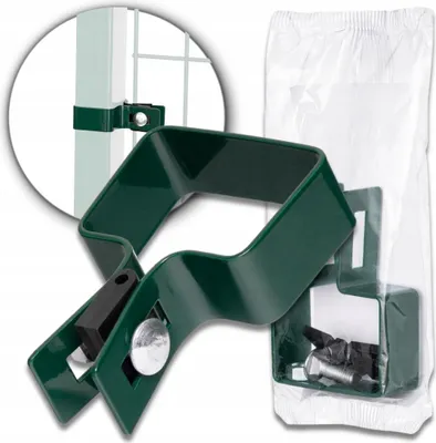 Produktbild von Endklemme - Grün - 60x40mm - Robuste Konstruktion - Set Mit Schraube