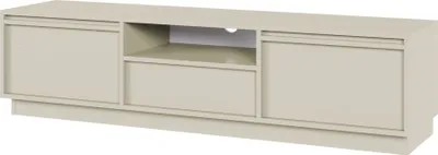 Obrázek produktu pro Selsey Evo - dvoudveřová TV skříňka se zásuvkou, béžová, 154 cm