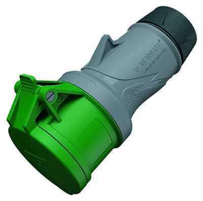 Obrázok produktu pre MENNEKES CEE zásuvka PTXR, 32A, 5-pólová, 2 pracovné napätia, 500V, IP54