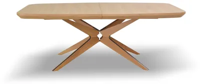 Produktbild von Masseno Ausziehbar Esstisch SOLIDO 200 - 300 cm x 110 cm Rechteckig Tisch für Wohnzimmer, Küche, Eichefarben