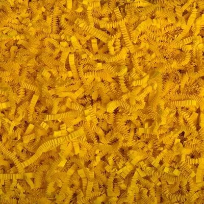 Produktbild von Dekorativer Füllstoff für Geschenke ZigZagDeluxe gelb 1 kg