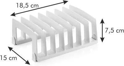 Image de Support en plastique pour couvercles FlexiSPACE, dimensions 185 x 148 mm, lot de 2 pièces