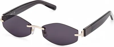 Immagine prodotto di GCDS GD0040: Occhiali da sole unisex, colore oro chiaro lucido, misure 56/18/140