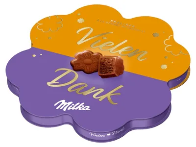 Produktbild von Milka 'Vielen Dank' Pralinen à la Dessert au Chocolat 165g