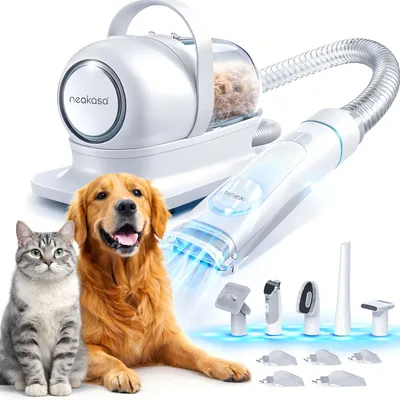 Produktbild von Neakasa P1 Pro Hundeschermaschine mit Staubsauger, leise Schermaschine Hund Katz