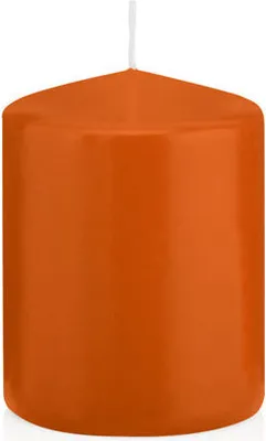 Produktbild von Stumpenkerzen Aprikose 80 x Ø 58 mm, 16 Stück, russarm, tropffrei