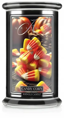 Immagine prodotto di Candela Kringle, "Candy Corn", grande, 624g, con 2 stoppini