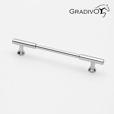 Produktbild von Möbelgriff Küchengriffe Schrankgriff Bügelgriff Schubladengriffe 643 Chrom 128 mm