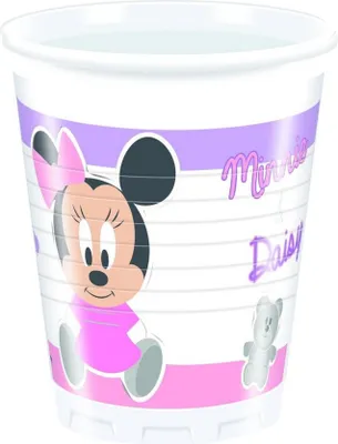 Produktbild von Disney - Party-Becher 8er-Pack - Kunststoff SG26939 (Einheitsgröße) (Weiß/Pink/Violett)