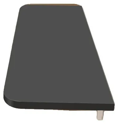 Produktbild von Wandklapptisch, platzsparendes Design, vielseitige Verwendung, schwarz