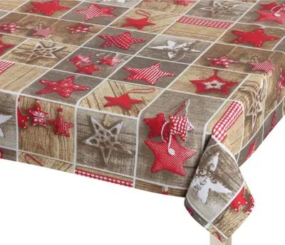 Produktbild von Tischtuch CHRISTMAS - 50x50 cm - Beige,Rot,Weiß