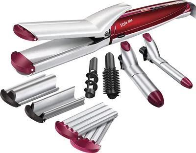 Produktbild von BaByliss Multi Style, Lockenstab, Warm, 170 °C, 180 s, Rot, Silber, China