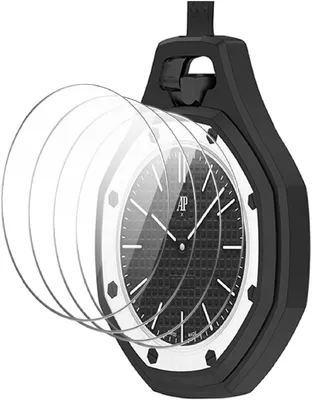 Productafbeelding van Beschermfolie van gehard glas, 4 stuks, krasbestendig, voor smartwatch