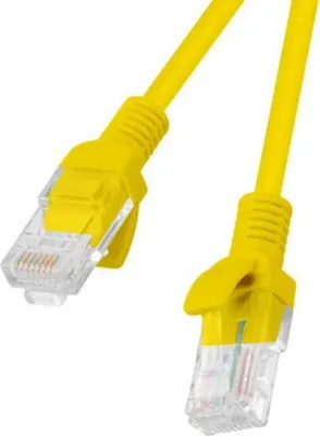 Image de Lanberg PCU5-10CC-0100-Y Câble réseau jaune 1 m Cat5e U/UTP (UTP) (PCU5-10CC-0100-Y)