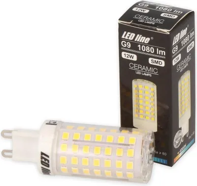 Produktbild von G9 LED 6er Pack Leuchtmittel 12W Kaltweiß 1160 Lumen Stiftsockel Energiesparlampe Glühbirne Glühlampe sparsame Birne