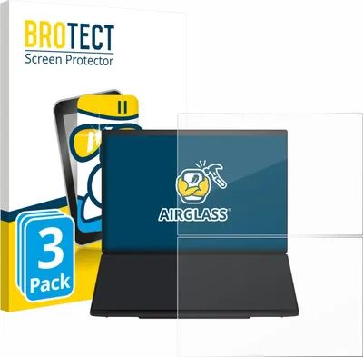 Produktbild von 3x BROTECT Schutzglas für ASUS ZenBook Duo UX8407 Schutzfolie Panzer Folie Glas Display Schutz klar