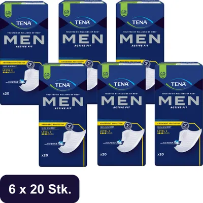 Produktbild von TENA Men - Active Fit Level 2 - 6x20 Stk.