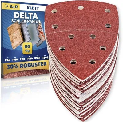 Immagine prodotto di Set di carta abrasiva per legno, metallo e vernici, 60 pezzi, 105 x 152 mm, 125 mm