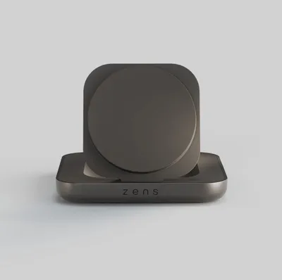 Produktbild von ZENS ZESC20B/00, Drinnen, USB, Kabelloses Aufladen, Schwarz