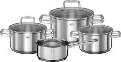 Produktbild von Rösle Rösle Moments - Kochtopfset - 4 Stück - Edelstahl