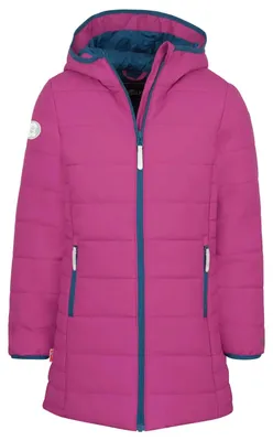 Obrázok produktu pre Dievčenský zimný kabát TROLLKIDS Stavanger Coat, bobuľovoružová/modrá, veľ. 110 (219-243)