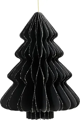 Immagine prodotto di Kaemingk Albero di Natale di carta 40 cm nero