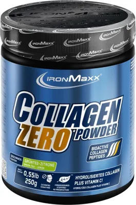 Produktbild von IronMaxx Collagen Powder Zero - 250g-Dose Grüntee-Zitrone