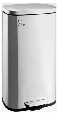 Produktbild von Mülleimer TQ30 30L Edelstahl Treteimer mit Softclose Deckel und Inneneimer