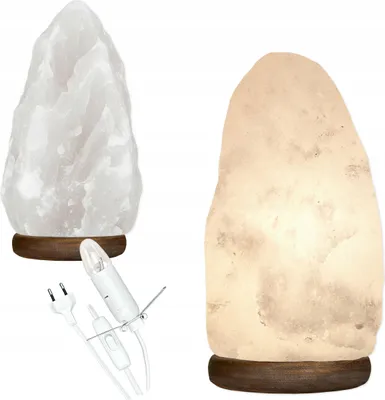Zdjęcie produktu dla Lampa solna BIAŁA 3-5 kg Sól jonizator oczyszczacz powietrza