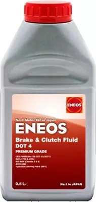 Produktbild von ENEOS EU0306297N DOT 4 Bremsflüssigkeit Brems Flüssigkeit 0,5L 500ml Brake Fluid