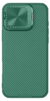 Produktbild von Nillkin CamShield Prop Hülle für iPhone 16 Pro – grün