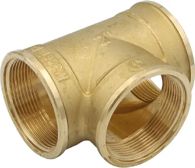 Produktbild von Messing Fitting T-Stück 2 Zoll DN50 Gewindefitting