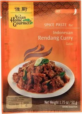Produktbild von [ 50g ] ASIAN HOME GOURMET Würzpaste für Indonesisches Rendang-Currygericht Gulai