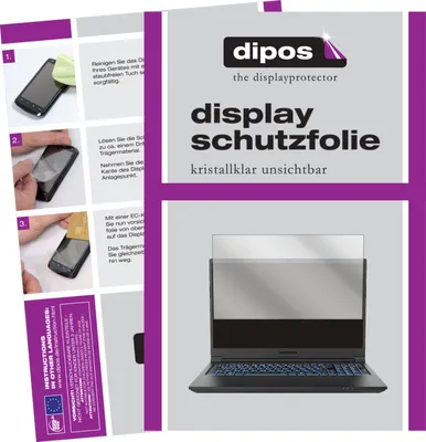 Produktbild von 2x Schutzfolie für Medion Erazer Crawler E10 klar Displayschutzfolie Folie Display Schutz dipos