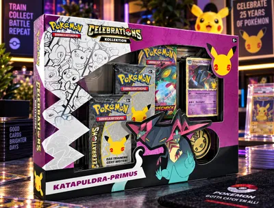 Image de Collection Pokémon Celebrations Katapuldra-Primus, version allemande