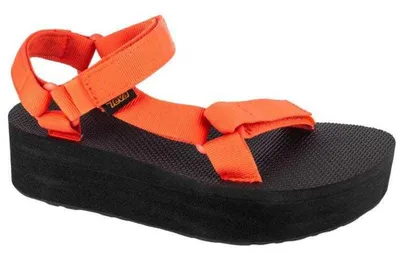 Obrázek produktu pro Teva - Dámské sandály „Universal“ s platformou PP11009 (41 EU) (černá/oranžová)