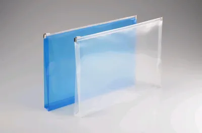 Obrázek produktu pro KARTON P+P spisovka se zipem A4 se hřbetem čirá