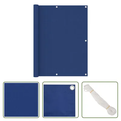 Produktbild von The Living Store Balkon-Sichtschutz Blau 120x300 cm Oxford-Gewebe