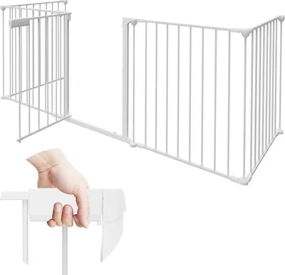 Produktbild von Hengda Kaminschutzgitter 5x Kamingitter 310x75cm Kinderschutzgitter Absperrgitter Schutzgitter Ofenschutzgitter Laufstall Türschutzgitter