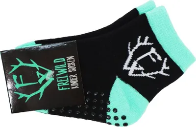 Produktbild von Frei.Wild - Geweih, Kinder Antirutsch-Socken mit Anti-Rutsch Punkten (Silikon) Größe 27-28