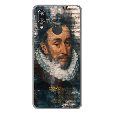 Produktbild von MuchoWow® Handyhülle Schutzhülle Hülle für Huawei P20 Lite (2020) Kunst - Aquarelle - Alte Meister Silikon Softcase Handy Hülle - Kartenhalter